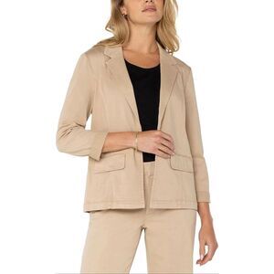 Liverpool Women’s Medium Fitted Blazer Cappuccino Stretch Business Casual